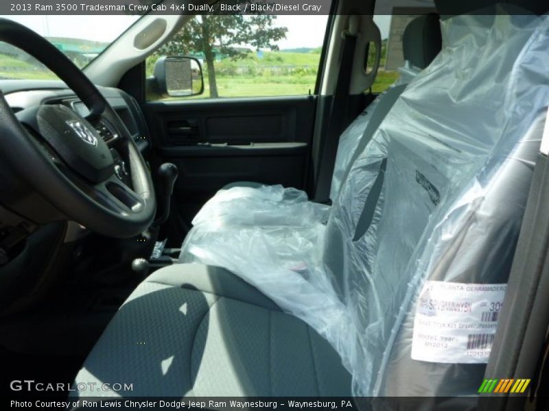 Black / Black/Diesel Gray 2013 Ram 3500 Tradesman Crew Cab 4x4 Dually