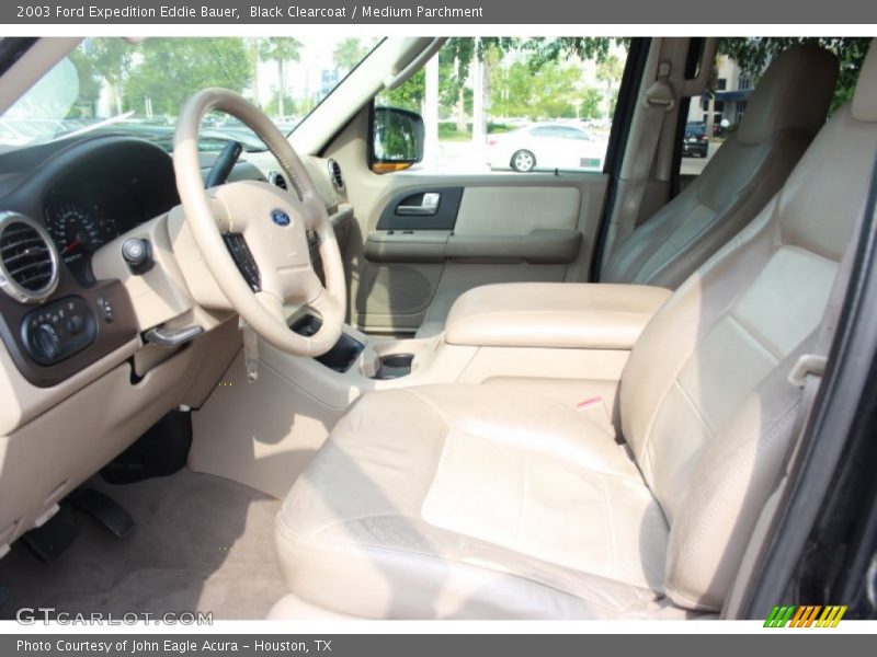 Black Clearcoat / Medium Parchment 2003 Ford Expedition Eddie Bauer