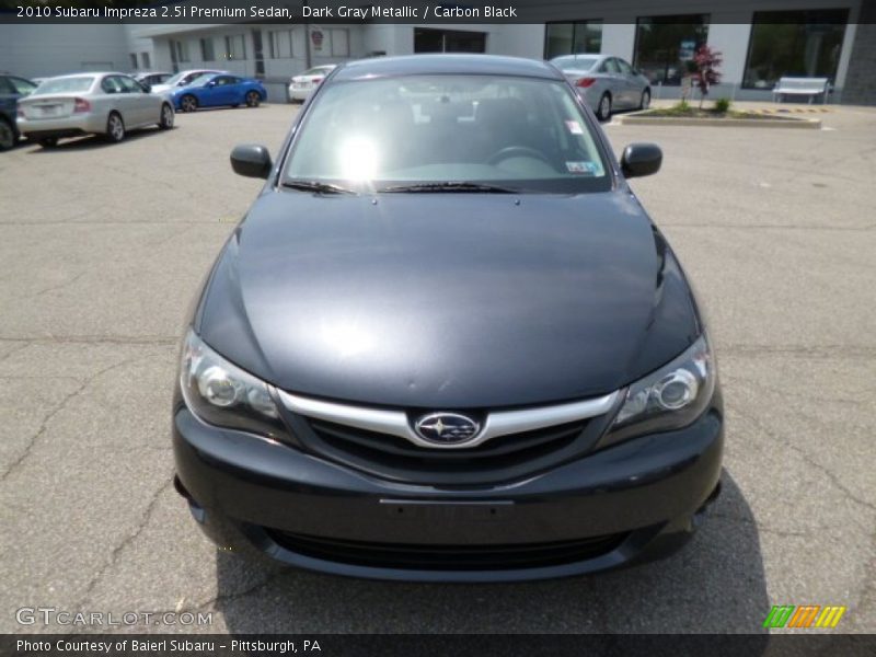 Dark Gray Metallic / Carbon Black 2010 Subaru Impreza 2.5i Premium Sedan
