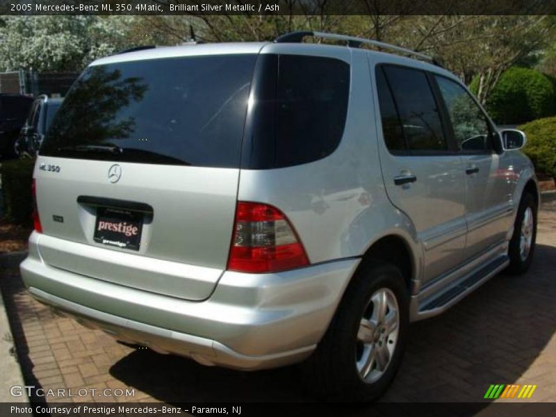 Brilliant Silver Metallic / Ash 2005 Mercedes-Benz ML 350 4Matic