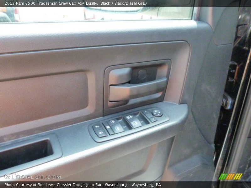 Black / Black/Diesel Gray 2013 Ram 3500 Tradesman Crew Cab 4x4 Dually