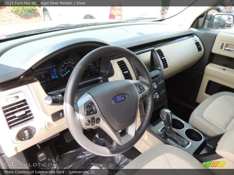 Ingot Silver Metallic / Dune 2013 Ford Flex SEL