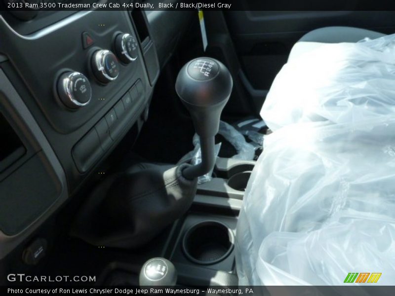 Black / Black/Diesel Gray 2013 Ram 3500 Tradesman Crew Cab 4x4 Dually