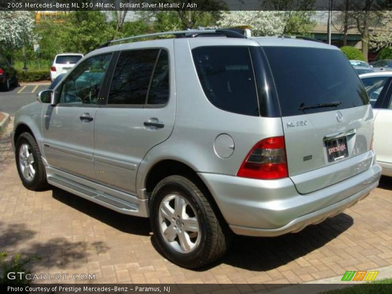Brilliant Silver Metallic / Ash 2005 Mercedes-Benz ML 350 4Matic