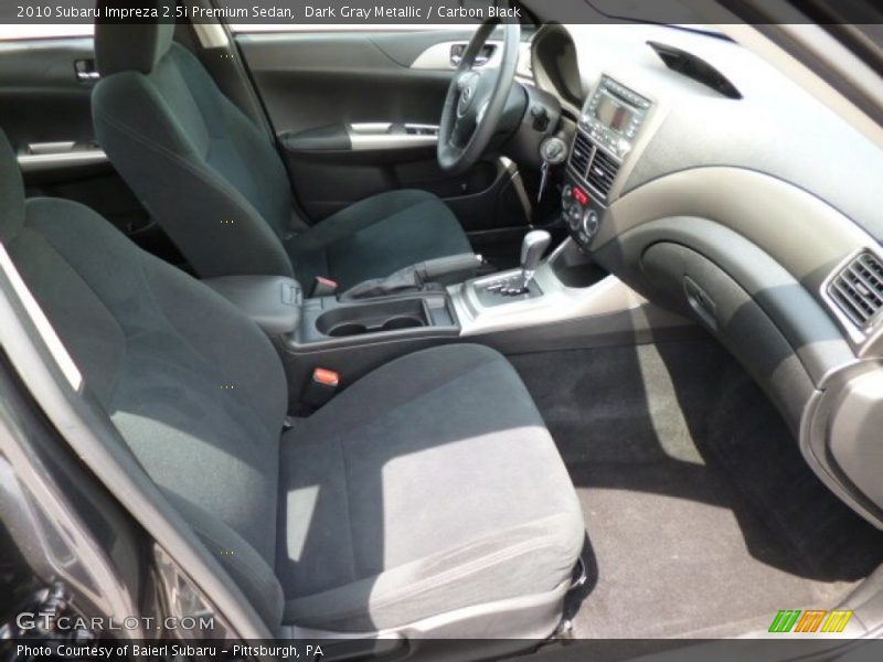 Dark Gray Metallic / Carbon Black 2010 Subaru Impreza 2.5i Premium Sedan