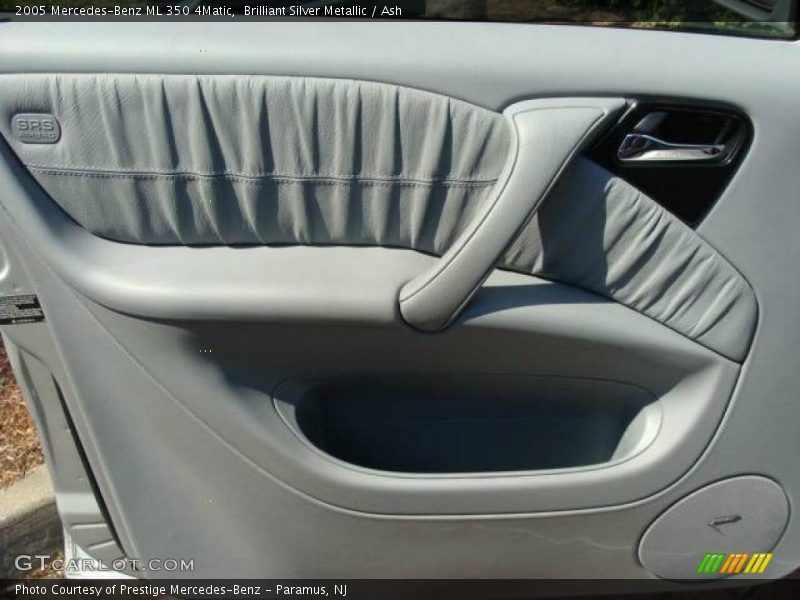 Brilliant Silver Metallic / Ash 2005 Mercedes-Benz ML 350 4Matic