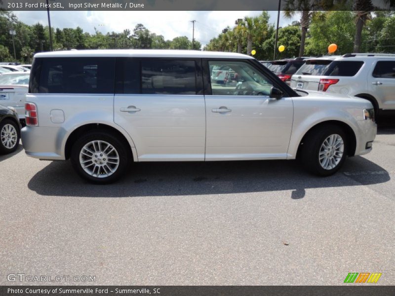 Ingot Silver Metallic / Dune 2013 Ford Flex SEL