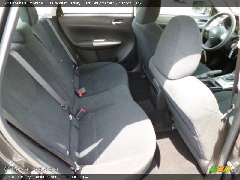 Dark Gray Metallic / Carbon Black 2010 Subaru Impreza 2.5i Premium Sedan