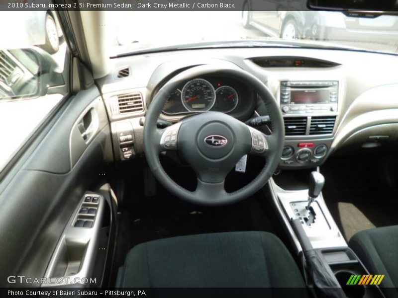 Dark Gray Metallic / Carbon Black 2010 Subaru Impreza 2.5i Premium Sedan