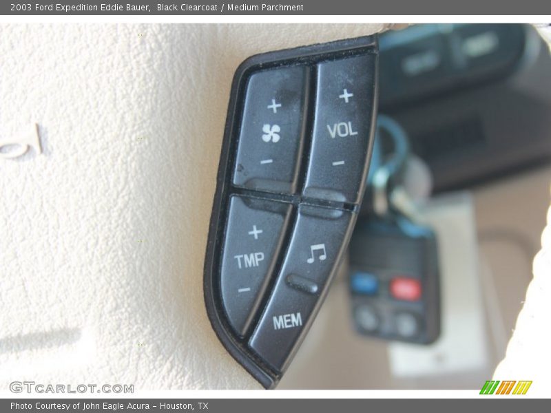 Black Clearcoat / Medium Parchment 2003 Ford Expedition Eddie Bauer