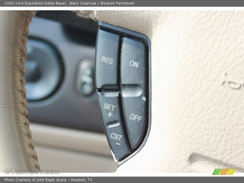 Black Clearcoat / Medium Parchment 2003 Ford Expedition Eddie Bauer