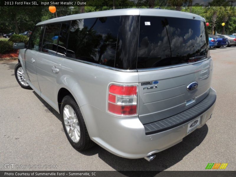 Ingot Silver Metallic / Dune 2013 Ford Flex SEL