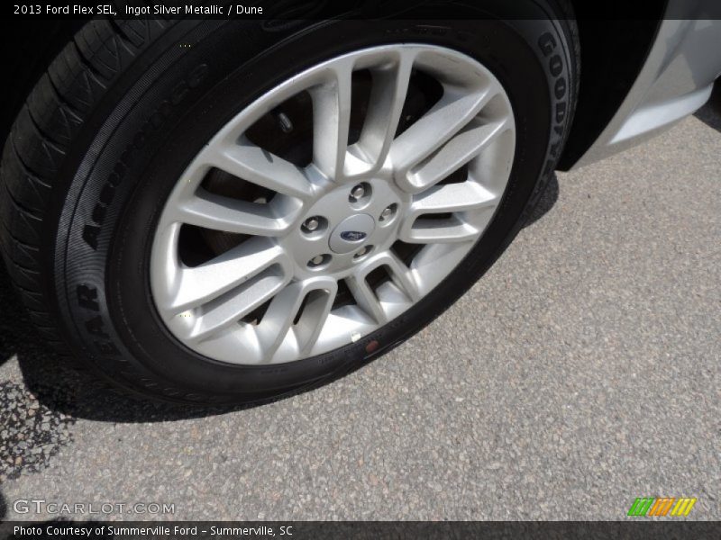Ingot Silver Metallic / Dune 2013 Ford Flex SEL