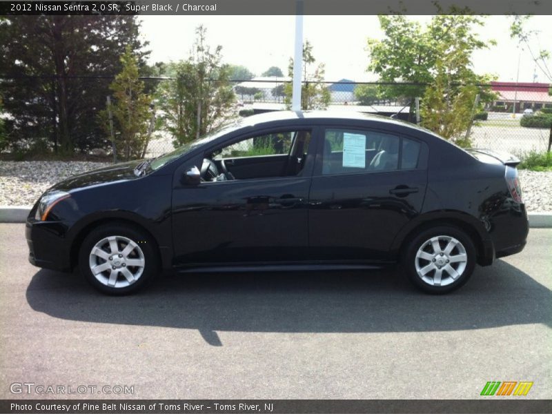 Super Black / Charcoal 2012 Nissan Sentra 2.0 SR
