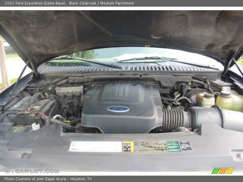 Black Clearcoat / Medium Parchment 2003 Ford Expedition Eddie Bauer