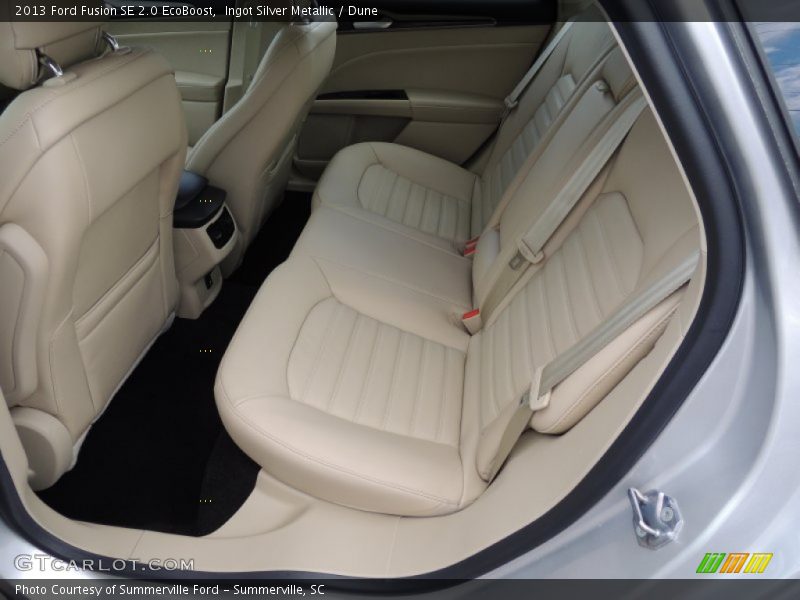Rear Seat of 2013 Fusion SE 2.0 EcoBoost