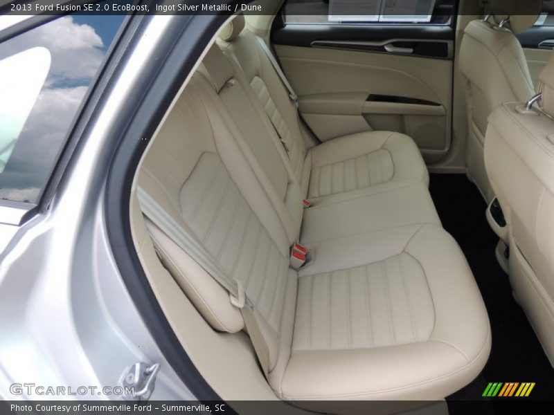 Ingot Silver Metallic / Dune 2013 Ford Fusion SE 2.0 EcoBoost
