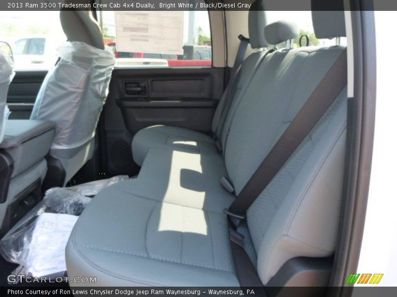 Bright White / Black/Diesel Gray 2013 Ram 3500 Tradesman Crew Cab 4x4 Dually