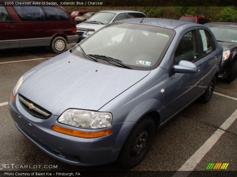 Icelandic Blue / Charcoal 2006 Chevrolet Aveo LS Sedan