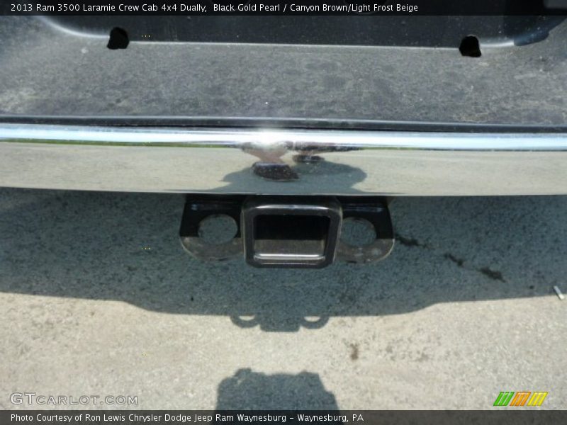 Black Gold Pearl / Canyon Brown/Light Frost Beige 2013 Ram 3500 Laramie Crew Cab 4x4 Dually