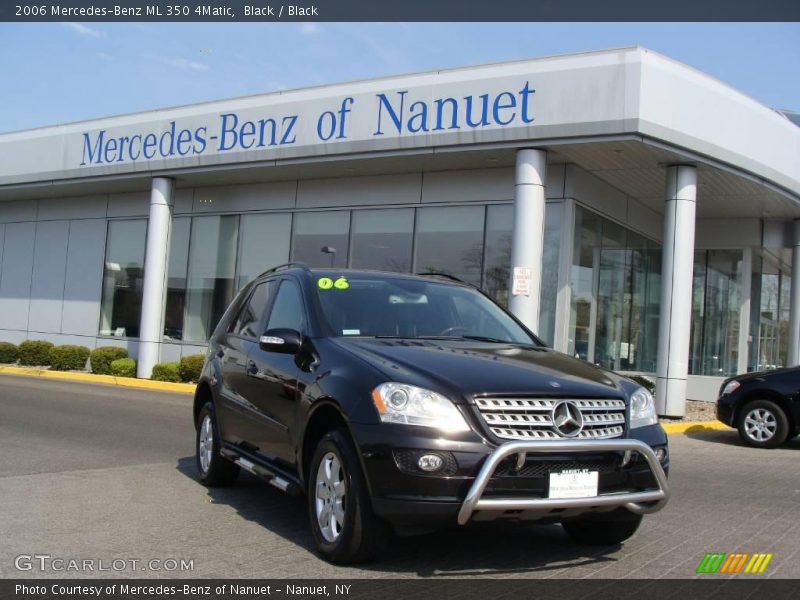 Black / Black 2006 Mercedes-Benz ML 350 4Matic