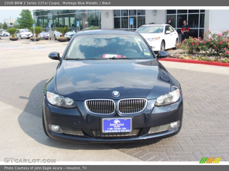 Montego Blue Metallic / Black 2008 BMW 3 Series 335xi Coupe