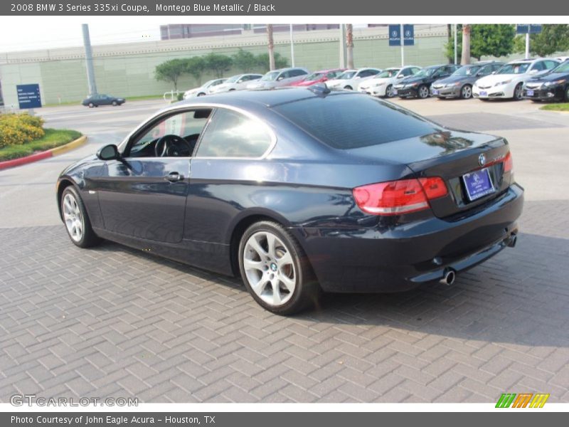 Montego Blue Metallic / Black 2008 BMW 3 Series 335xi Coupe