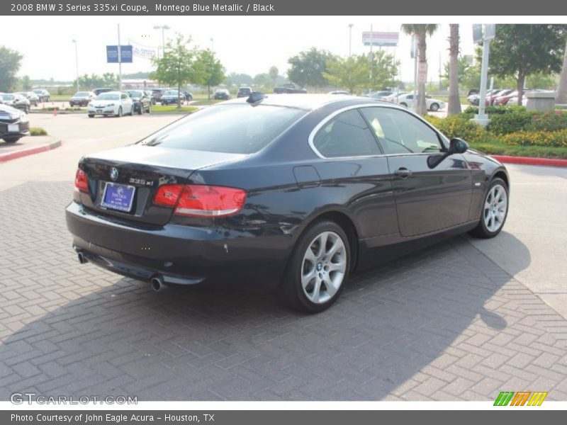 Montego Blue Metallic / Black 2008 BMW 3 Series 335xi Coupe