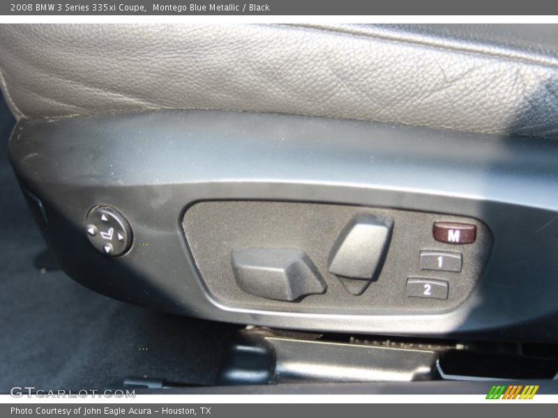 Montego Blue Metallic / Black 2008 BMW 3 Series 335xi Coupe