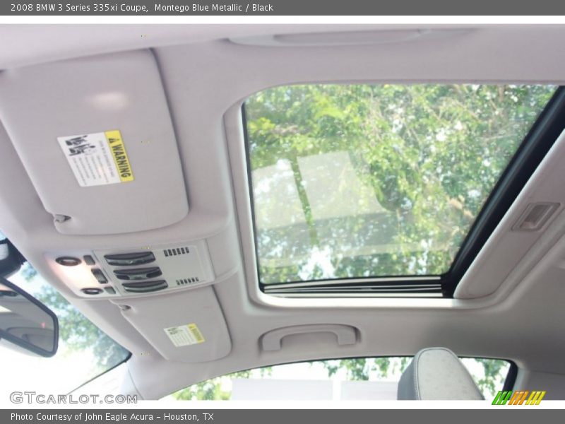 Montego Blue Metallic / Black 2008 BMW 3 Series 335xi Coupe