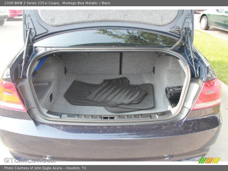 Montego Blue Metallic / Black 2008 BMW 3 Series 335xi Coupe