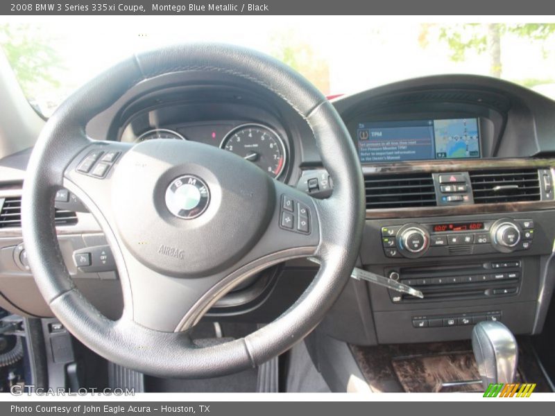 Montego Blue Metallic / Black 2008 BMW 3 Series 335xi Coupe