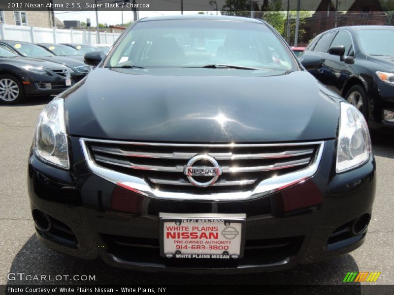 Super Black / Charcoal 2012 Nissan Altima 2.5 S