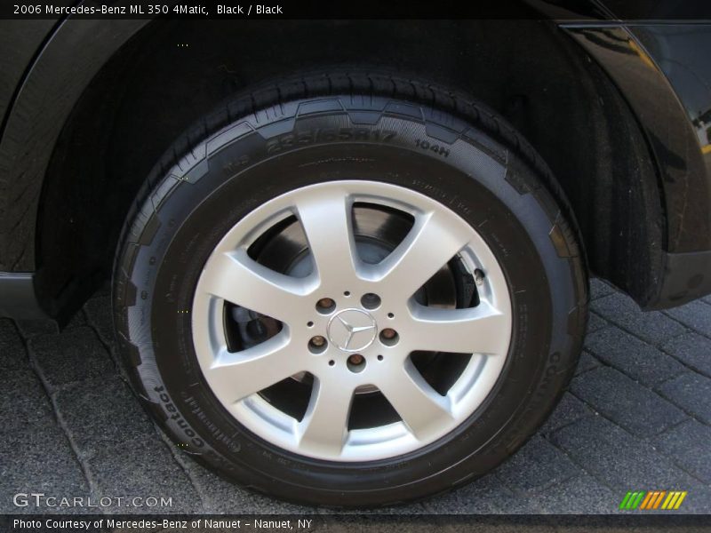 Black / Black 2006 Mercedes-Benz ML 350 4Matic