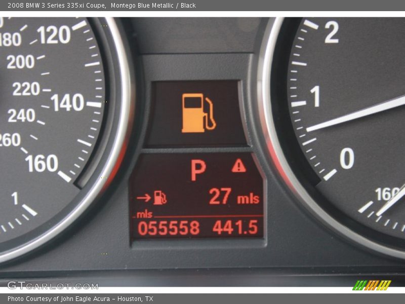 Montego Blue Metallic / Black 2008 BMW 3 Series 335xi Coupe