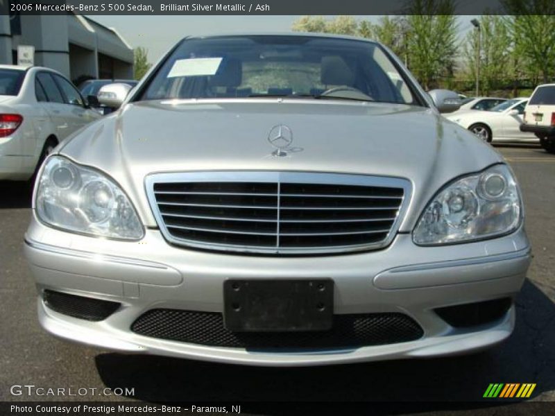 Brilliant Silver Metallic / Ash 2006 Mercedes-Benz S 500 Sedan