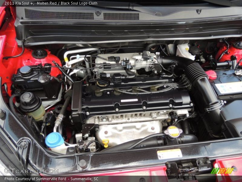 Molten Red / Black Soul Logo Cloth 2011 Kia Soul +