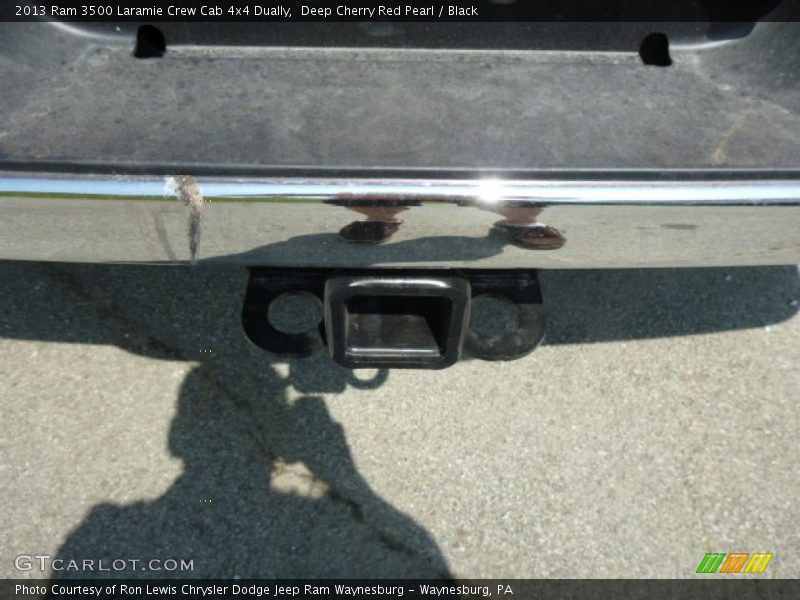 Deep Cherry Red Pearl / Black 2013 Ram 3500 Laramie Crew Cab 4x4 Dually
