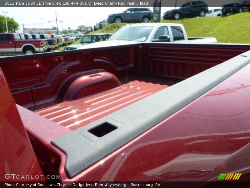 Deep Cherry Red Pearl / Black 2013 Ram 3500 Laramie Crew Cab 4x4 Dually