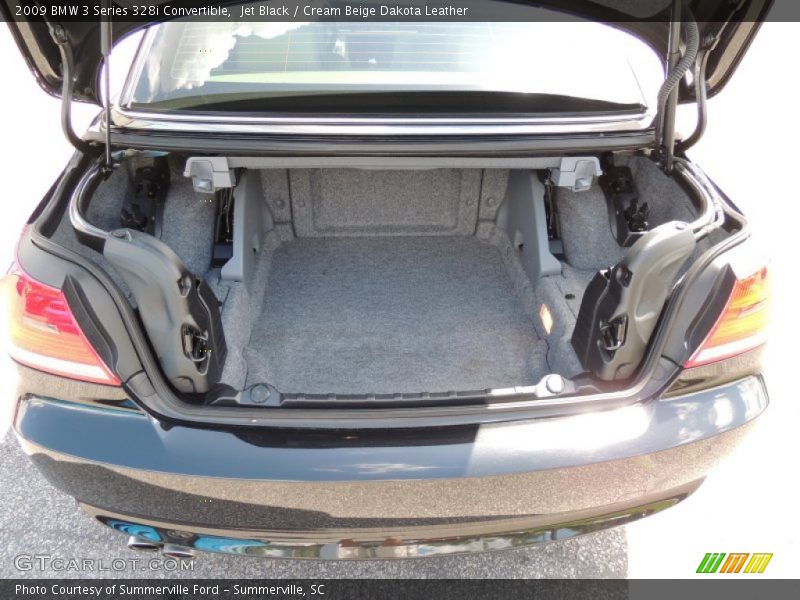 Jet Black / Cream Beige Dakota Leather 2009 BMW 3 Series 328i Convertible