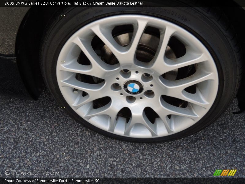 Jet Black / Cream Beige Dakota Leather 2009 BMW 3 Series 328i Convertible