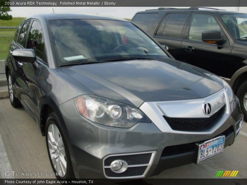 Polished Metal Metallic / Ebony 2010 Acura RDX Technology