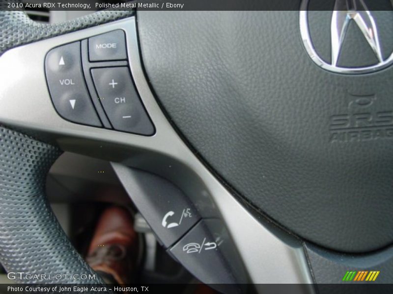 Polished Metal Metallic / Ebony 2010 Acura RDX Technology