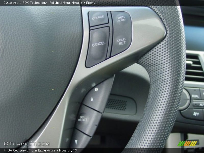 Polished Metal Metallic / Ebony 2010 Acura RDX Technology