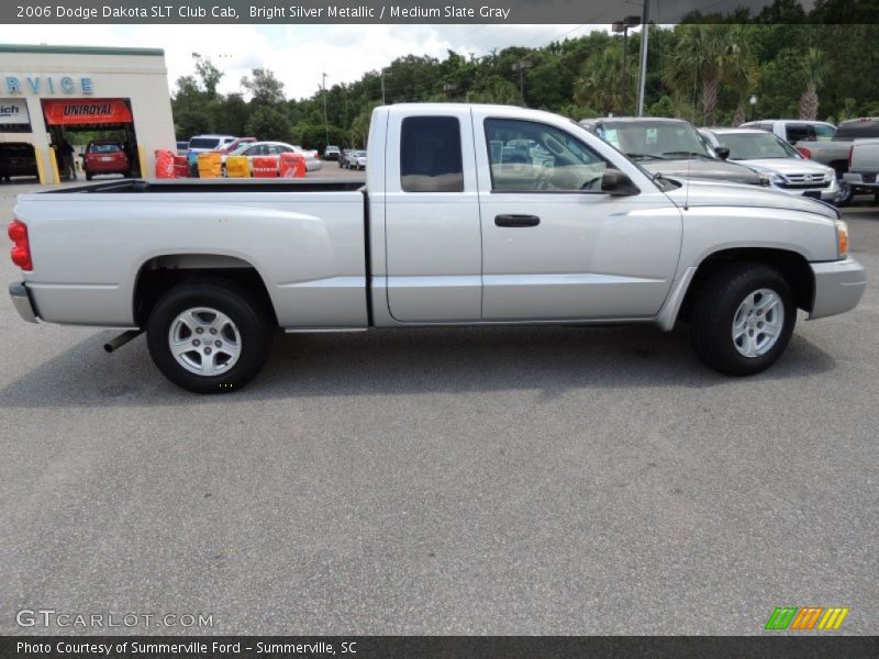 Bright Silver Metallic / Medium Slate Gray 2006 Dodge Dakota SLT Club Cab