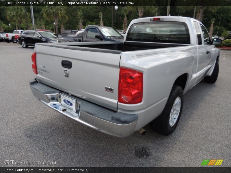 Bright Silver Metallic / Medium Slate Gray 2006 Dodge Dakota SLT Club Cab