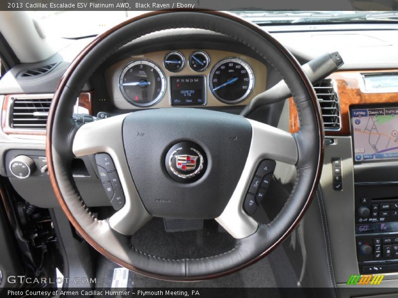 Black Raven / Ebony 2013 Cadillac Escalade ESV Platinum AWD