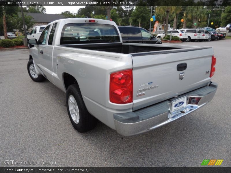 Bright Silver Metallic / Medium Slate Gray 2006 Dodge Dakota SLT Club Cab
