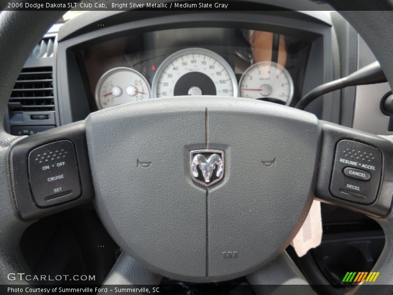 Bright Silver Metallic / Medium Slate Gray 2006 Dodge Dakota SLT Club Cab