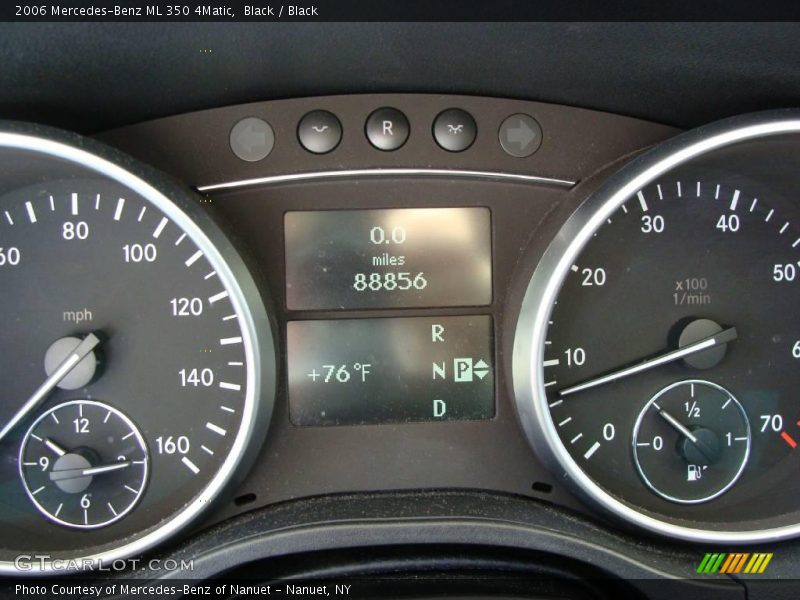 Black / Black 2006 Mercedes-Benz ML 350 4Matic